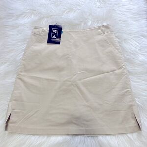 ADIDAS Long Straight Skort. Khaki. Size 8.